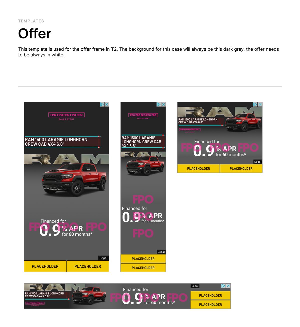 Offer templates.